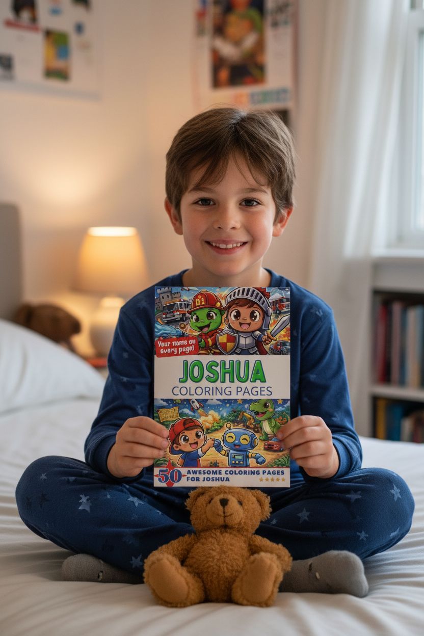 Joshua personal coloring pages
