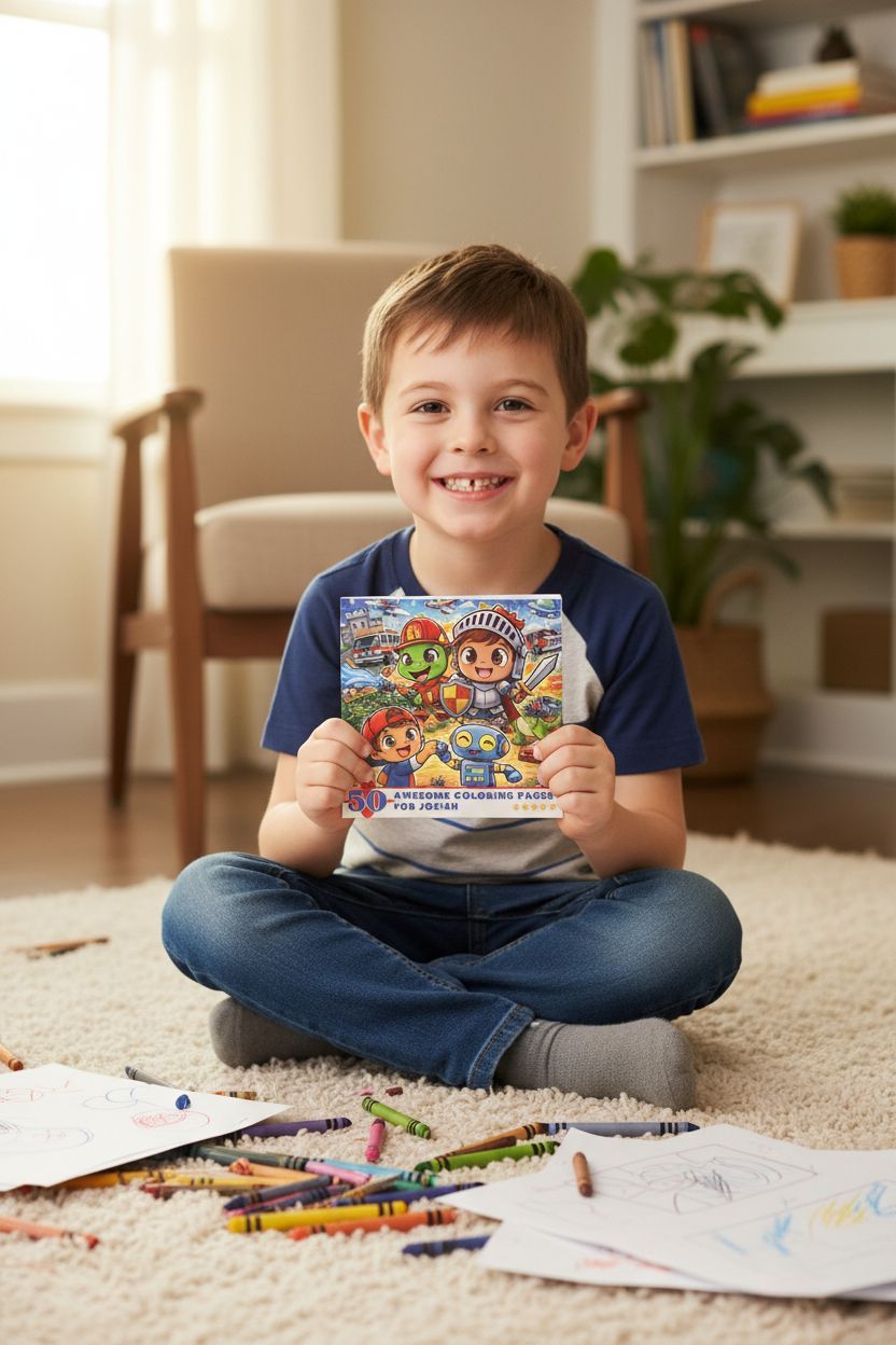 Josiah personal coloring pages