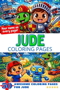 Jude Coloring Book Cover