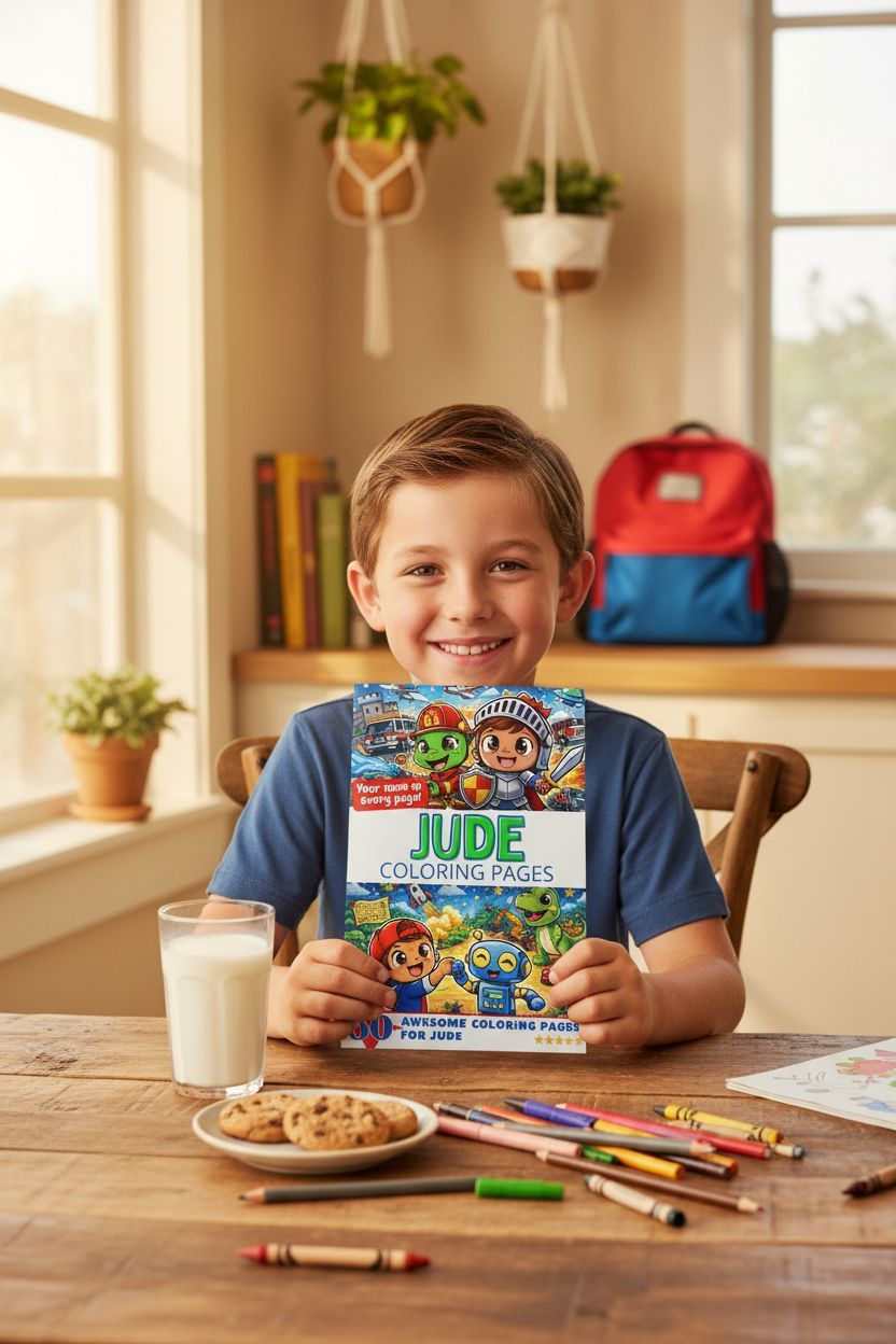 Jude personal coloring pages
