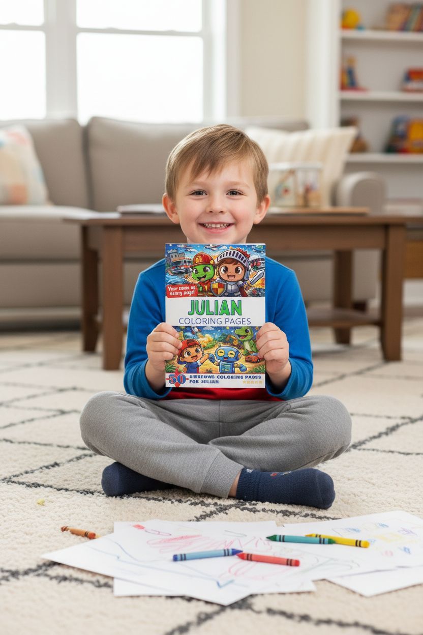 Julian personal coloring pages