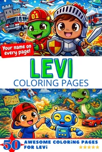 Levi Coloring Book Cover