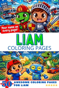 Liam Coloring Book Cover
