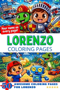 Lorenzo Coloring Book Cover