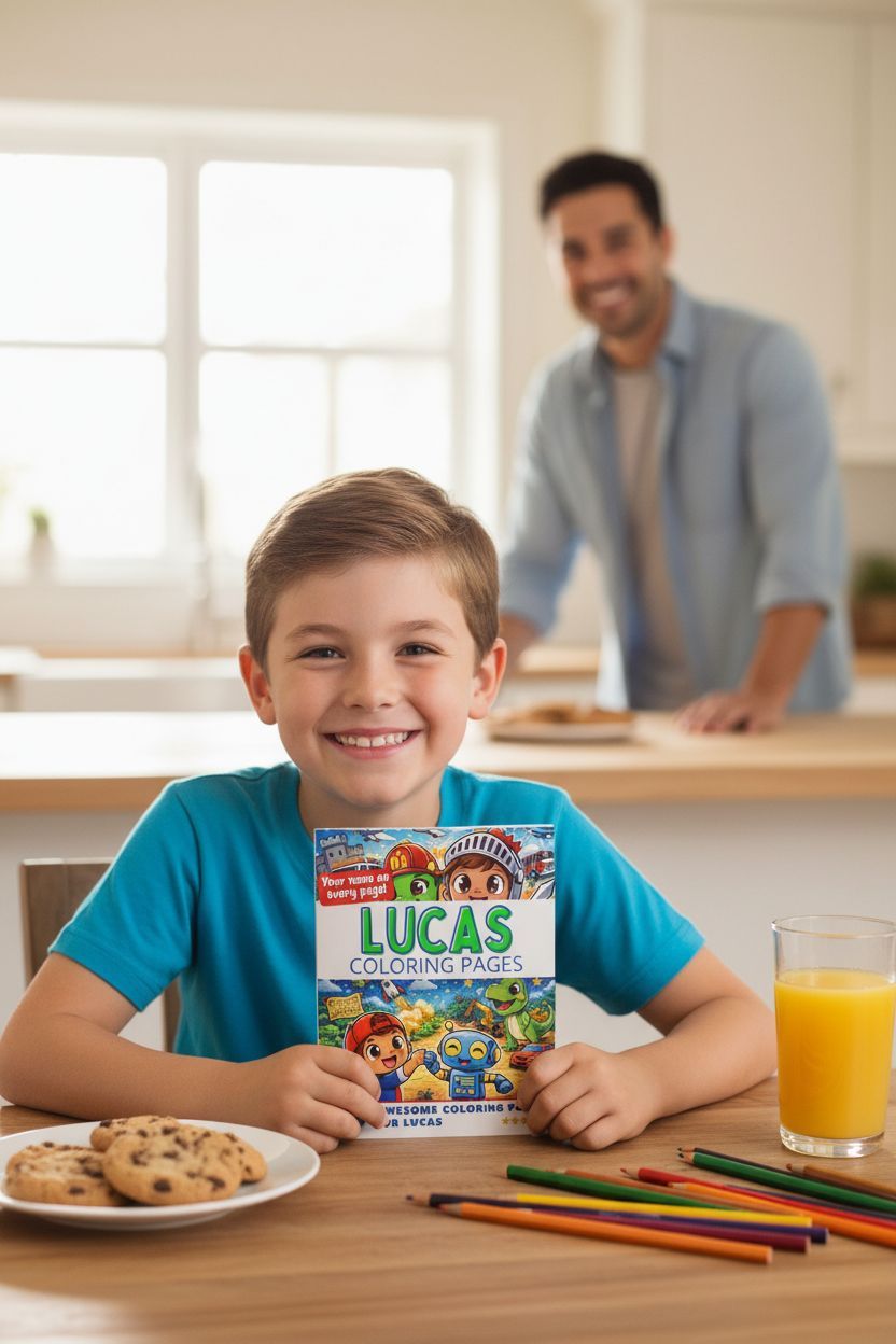 Lucas personal coloring pages