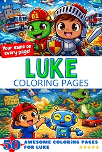 Luke Coloring Book Cover