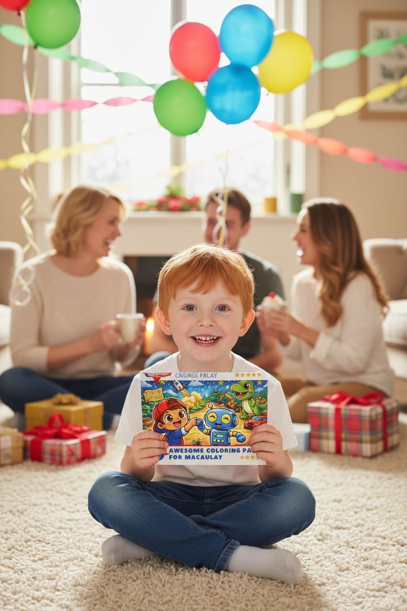 Macaulay coloring book in use