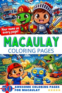 Macaulay Coloring Book Cover