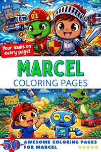 Marcel Coloring Book Cover