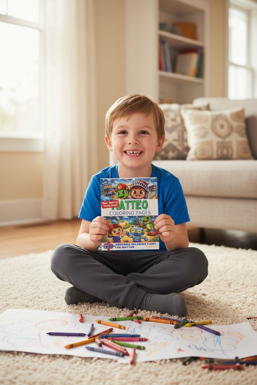 Matteo personal coloring pages