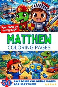 Matthew Coloring Book Cover