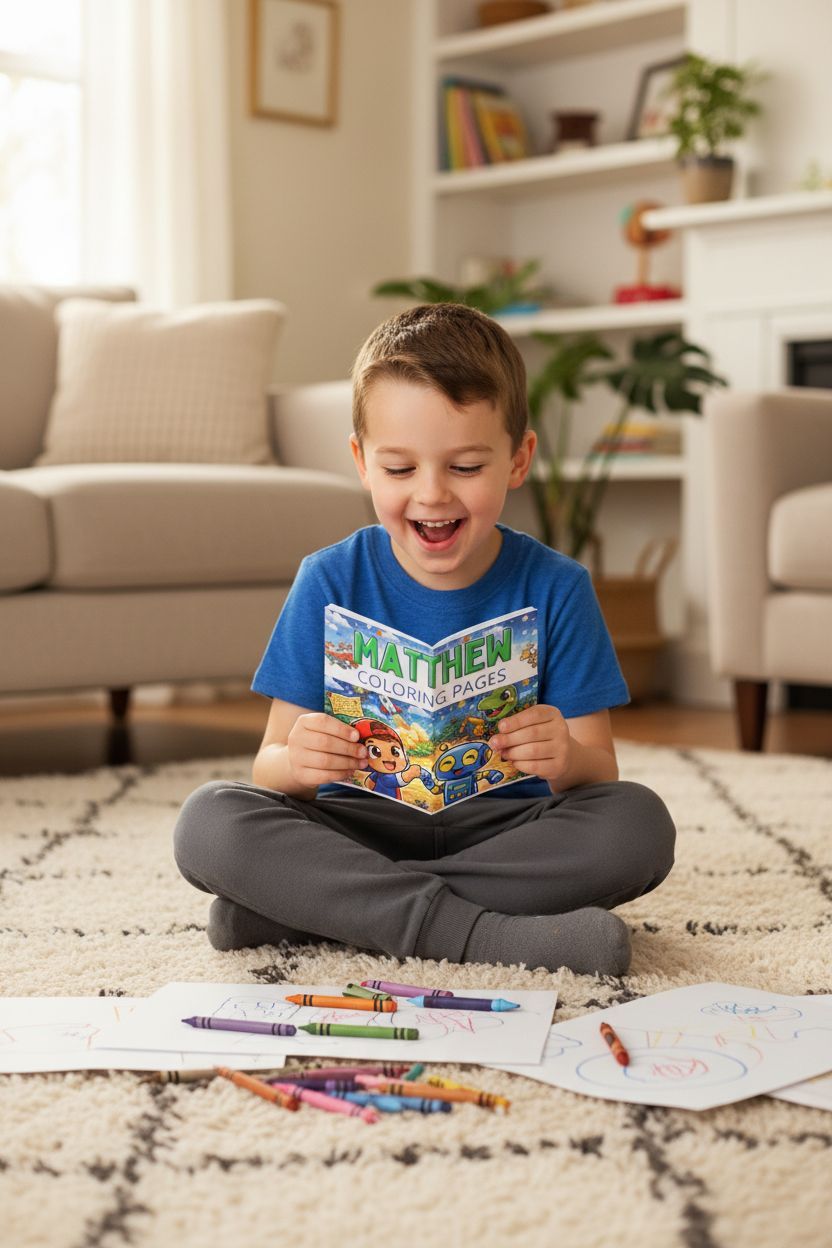 Matthew personal coloring pages