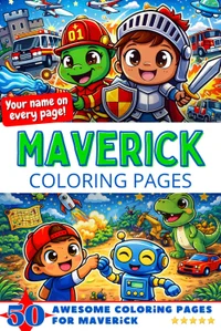 Maverick Coloring Book Cover