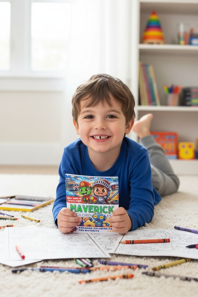 Maverick personal coloring pages