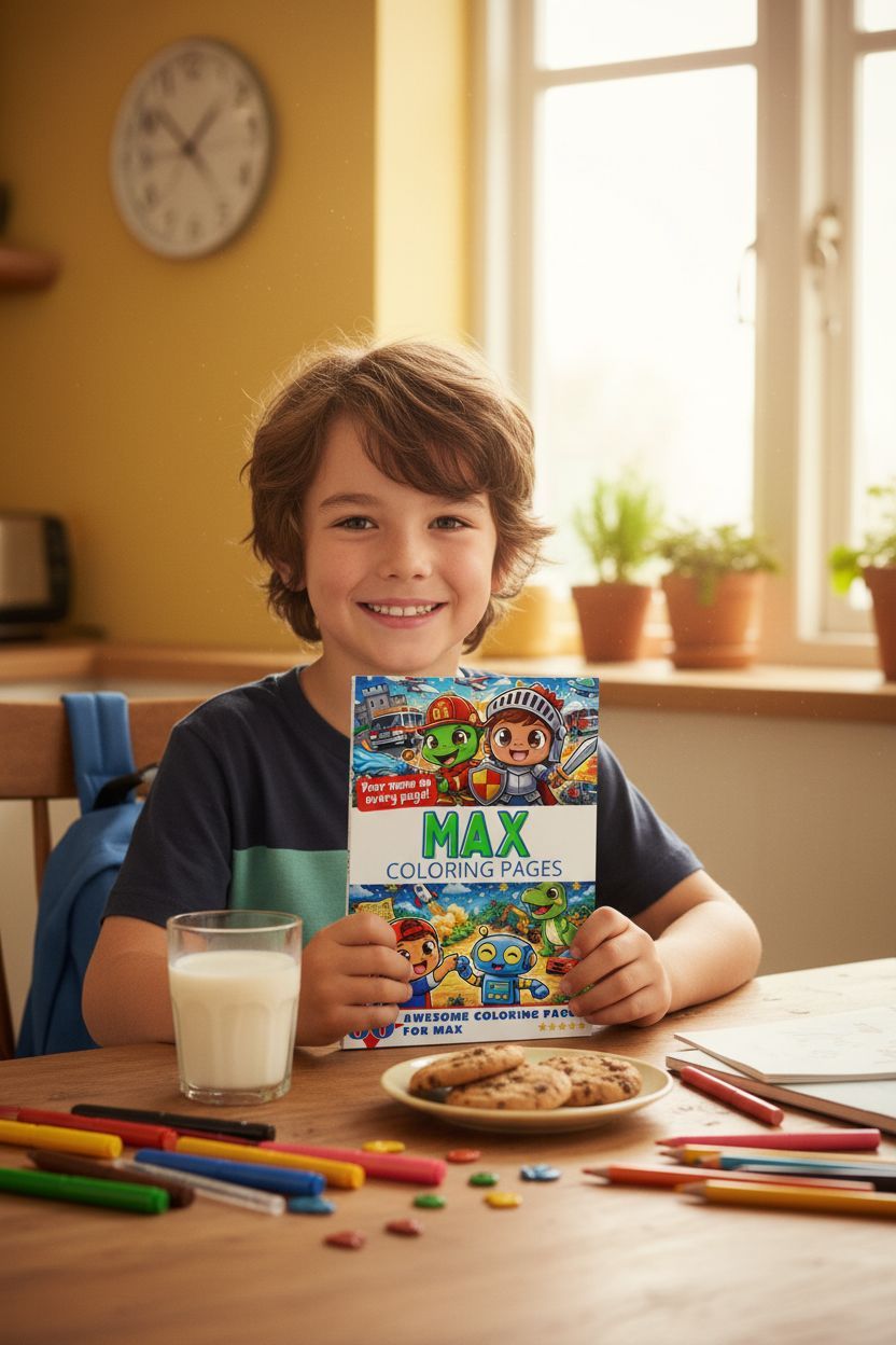 Max personal coloring pages