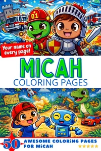 Micah Coloring Book Cover