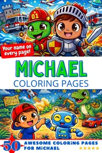 Michael Coloring Book Cover