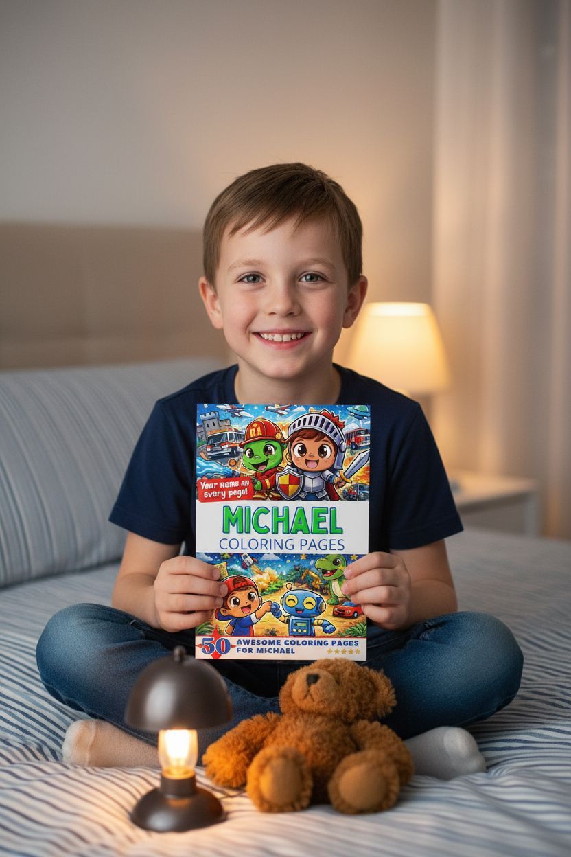Michael personal coloring pages