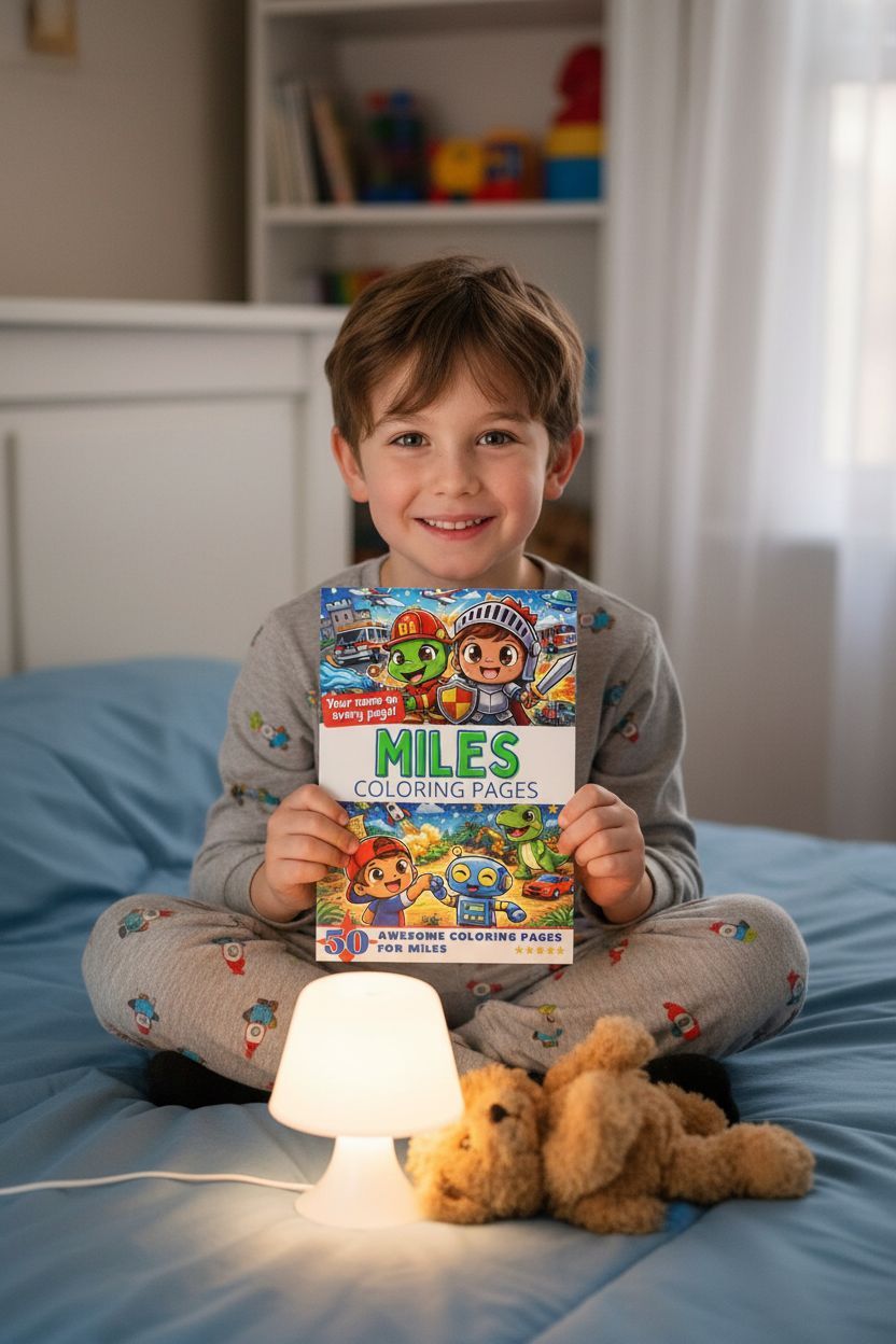 Miles personal coloring pages