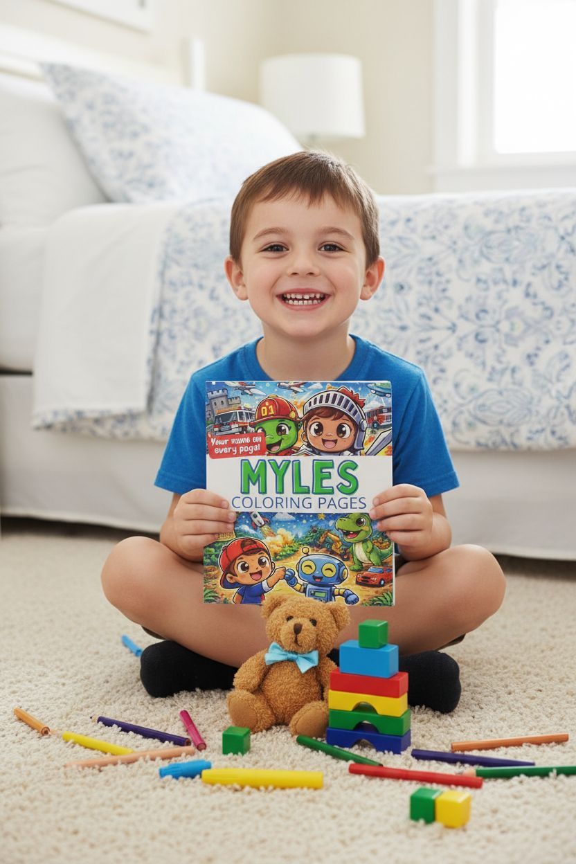 Myles personal coloring pages