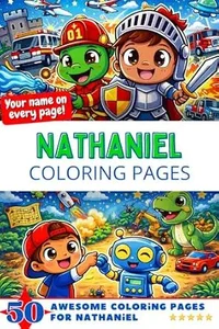 Nathaniel Coloring Book Cover