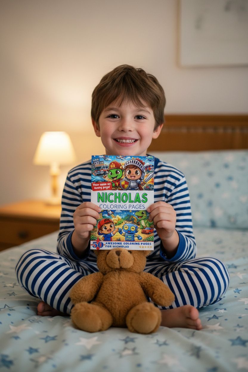Nicholas personal coloring pages