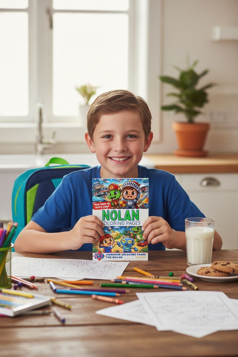 Nolan personal coloring pages