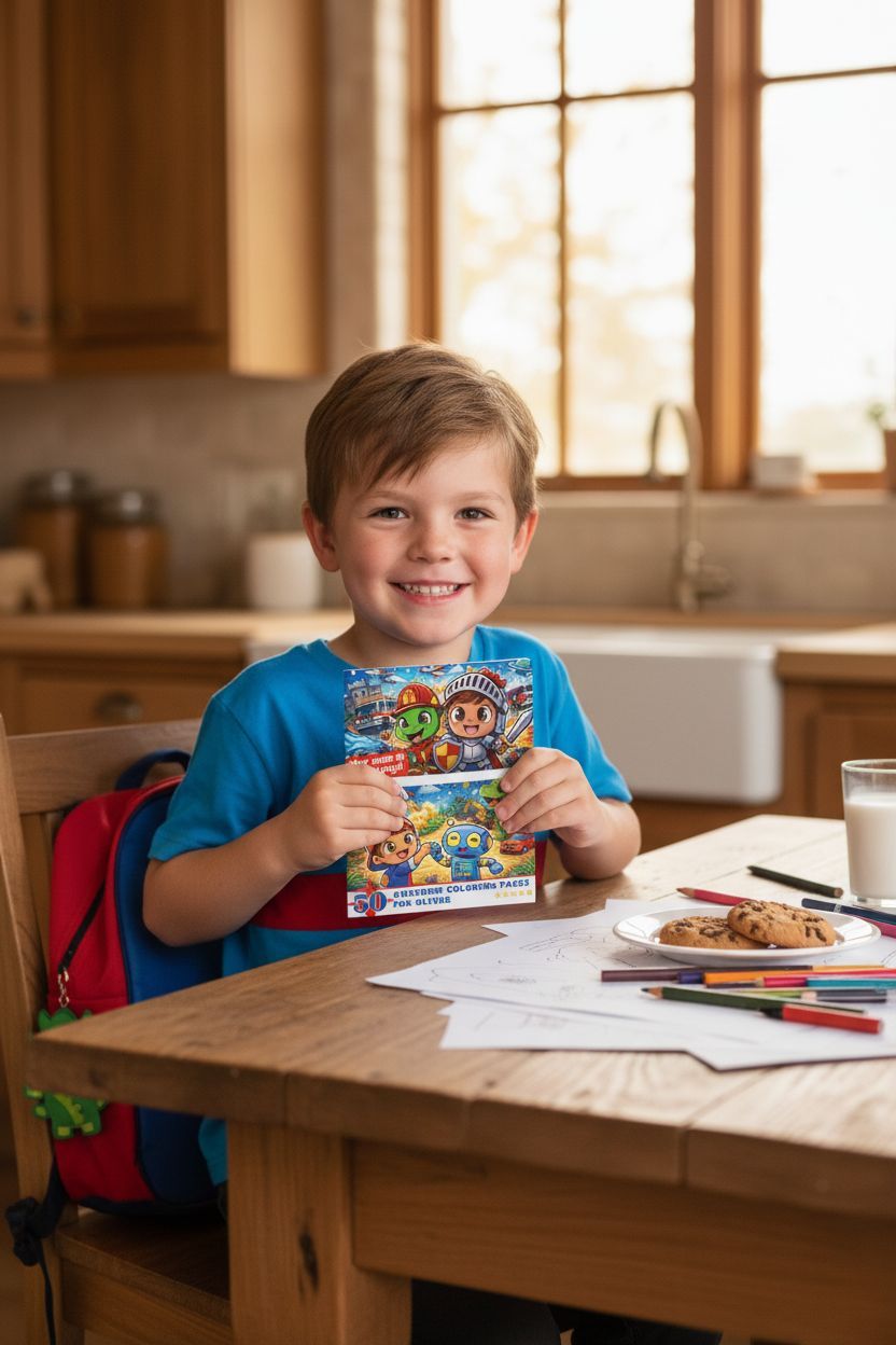 Oliver personal coloring pages