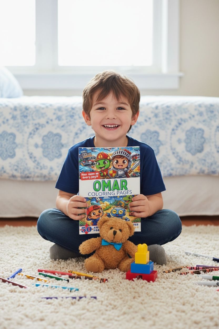 Omar personal coloring pages