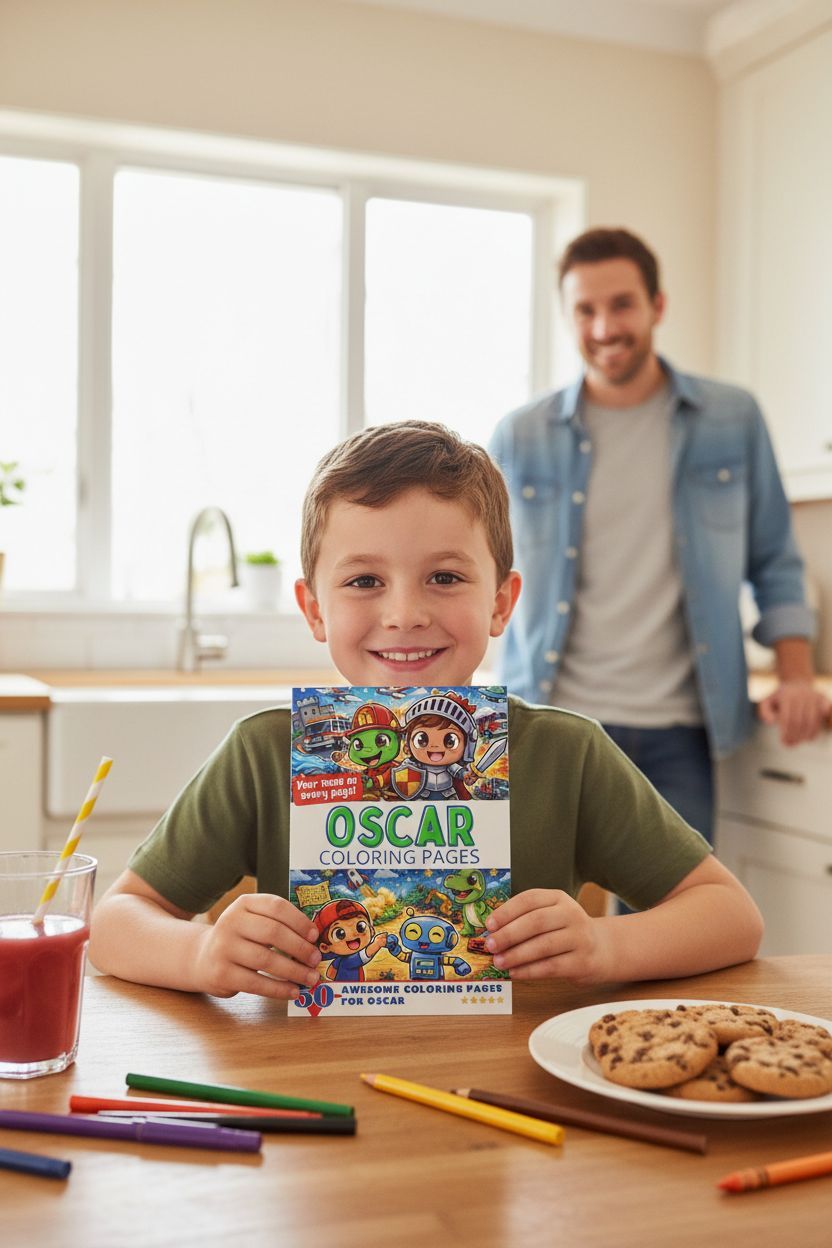 Oscar personal coloring pages