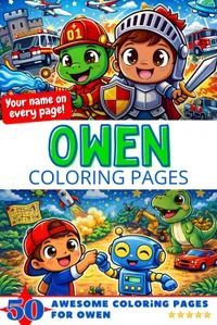 Owen Coloring Book Cover