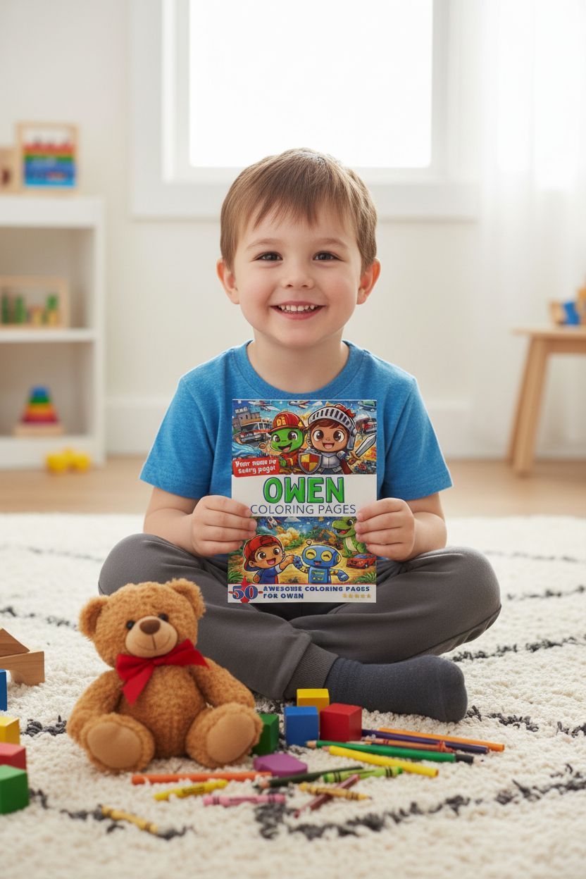Owen personal coloring pages