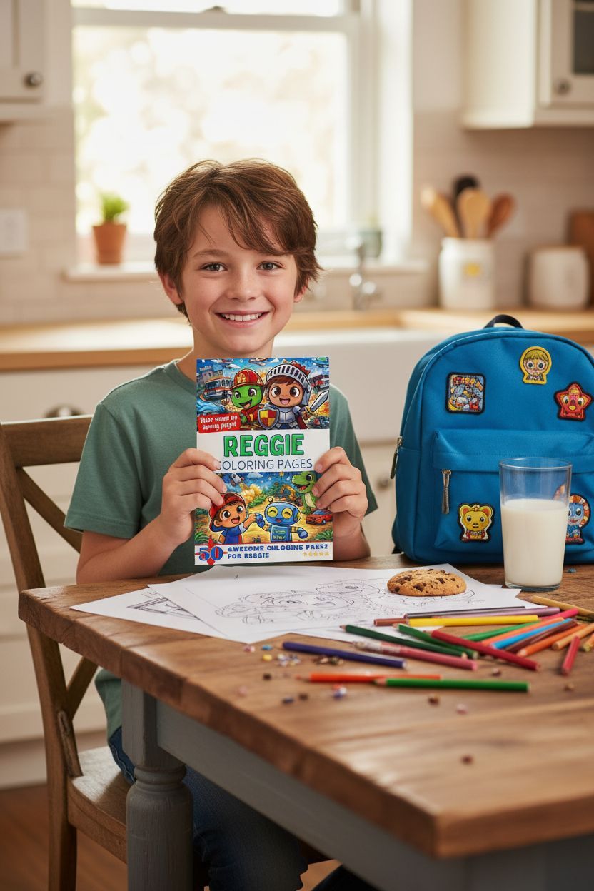 Reggie personal coloring pages