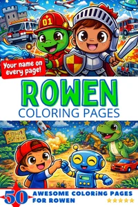 Rowen Coloring Book Cover