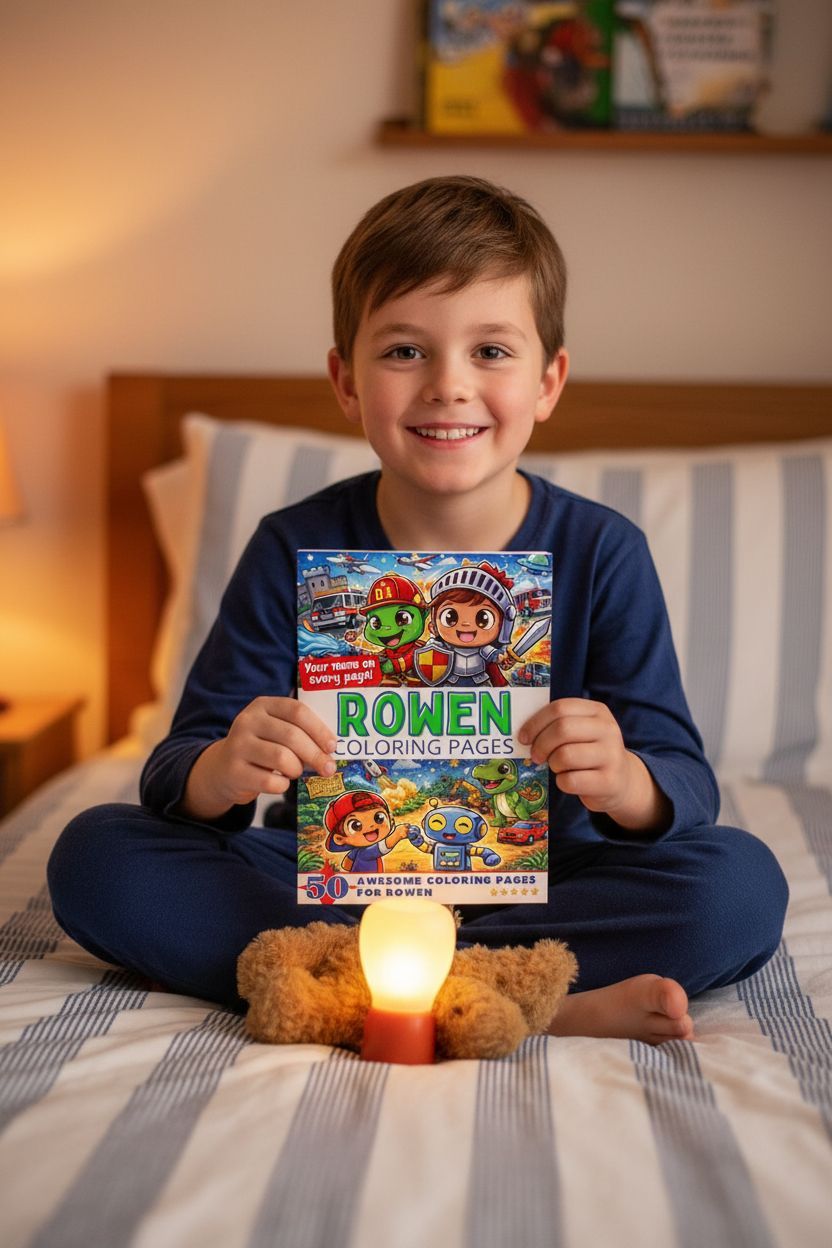 Rowen personal coloring pages