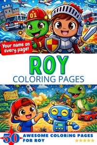 Roy Coloring Book Cover