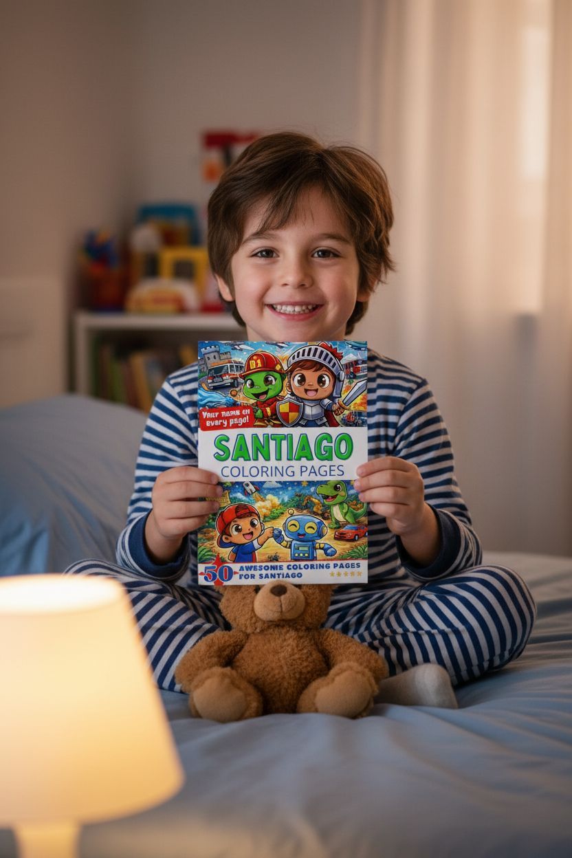 Santiago personal coloring pages