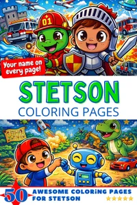 Stetson Coloring Book Cover