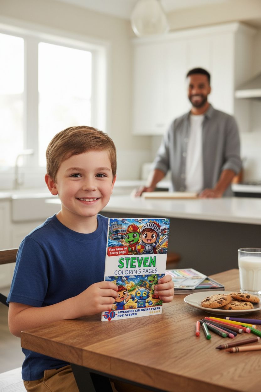 Steven personal coloring pages