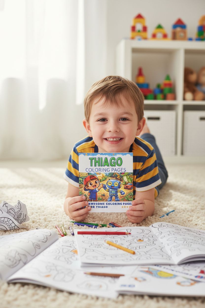 Thiago personal coloring pages