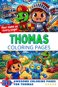 Thomas Coloring Book Cover