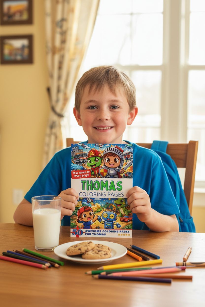 Thomas personal coloring pages
