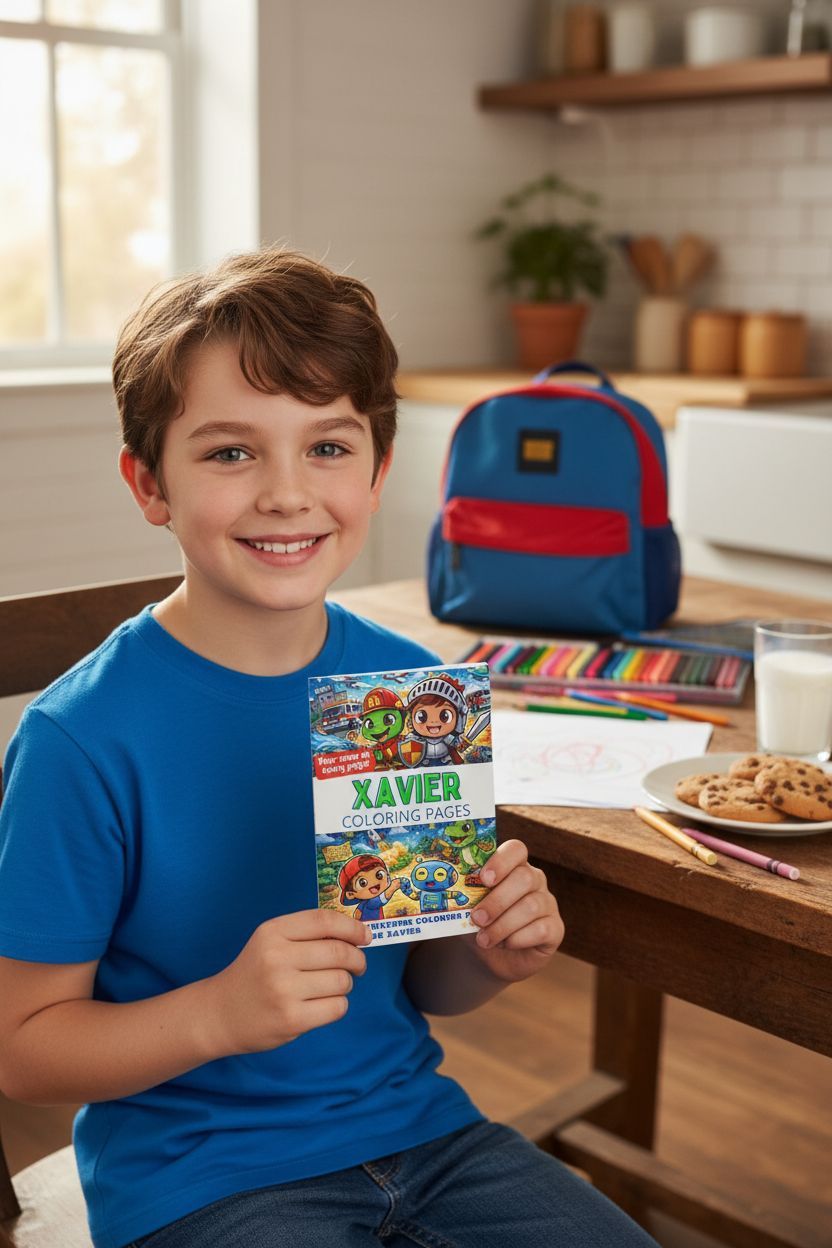Xavier personal coloring pages