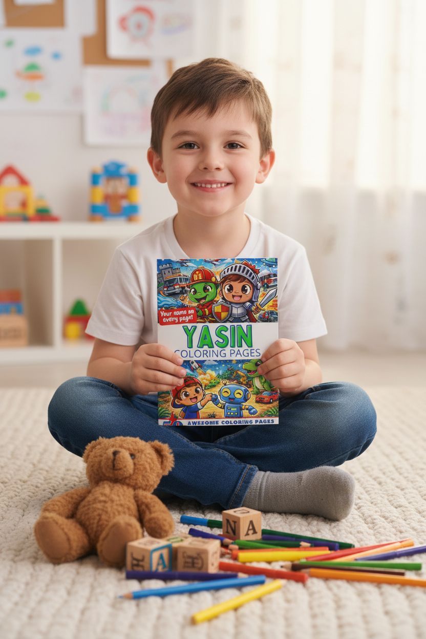 Yasin personal coloring pages