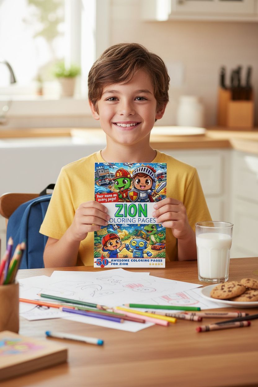 Zion personal coloring pages