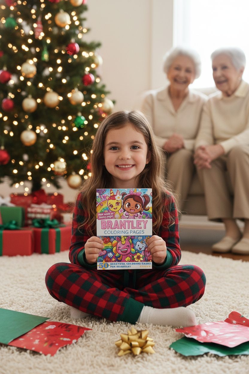Brantley Christmas coloring pages gift