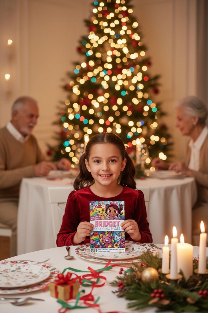 Bridget Christmas coloring pages gift