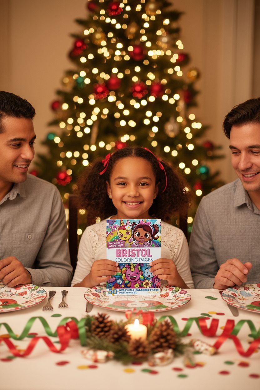 Bristol Christmas coloring pages gift