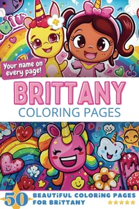 Brittany Coloring Book Cover