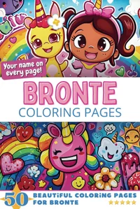 Bronte Coloring Book Cover